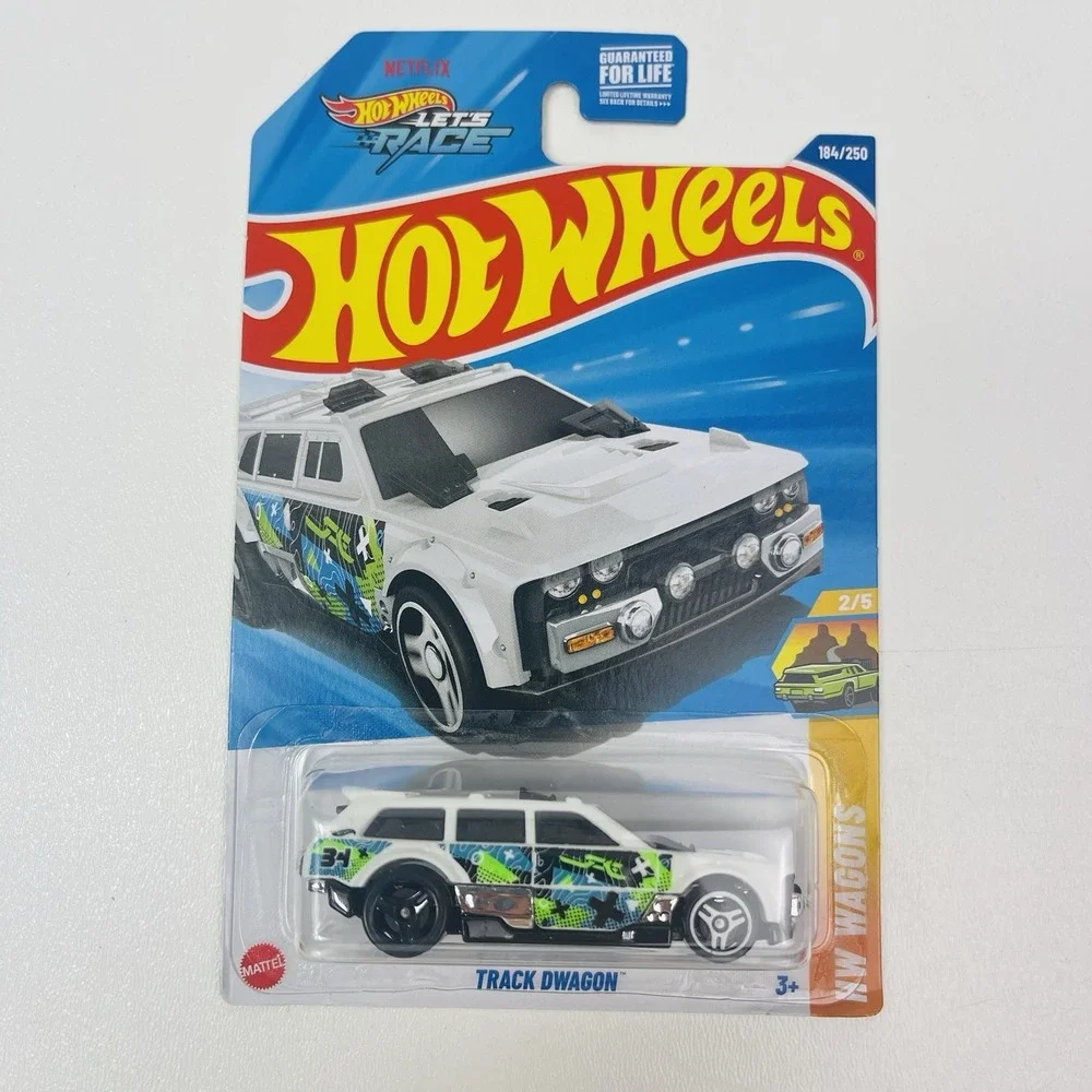 Hot Wheels Track Dwagon 184/250 Diecast Car White Netflix Lets Race 2023 Mode